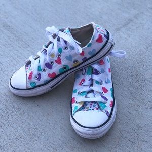 Girls size 2 converse